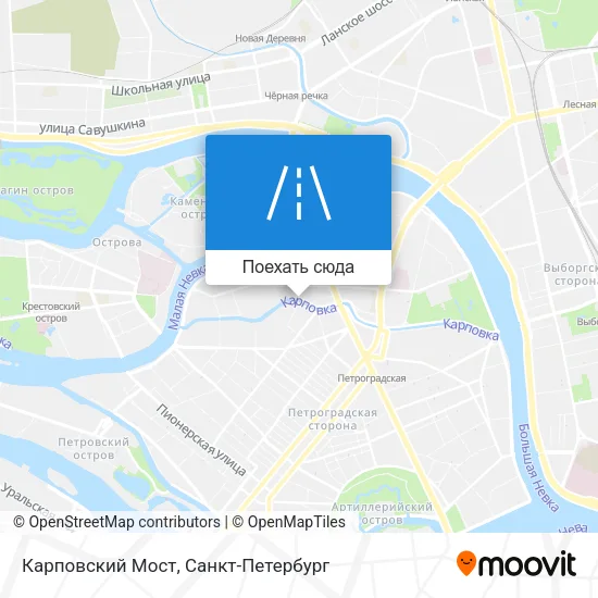 Карта Карповский Мост