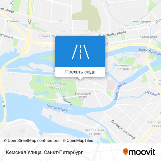 Карта Кемская Улица