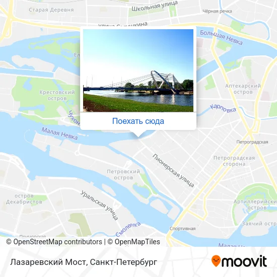 Карта Лазаревский Мост