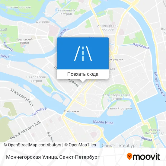 Карта Мончегорская Улица