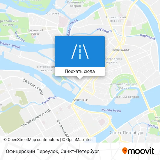 Карта Офицерский Переулок