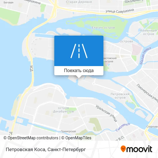 Карта Петровская Коса