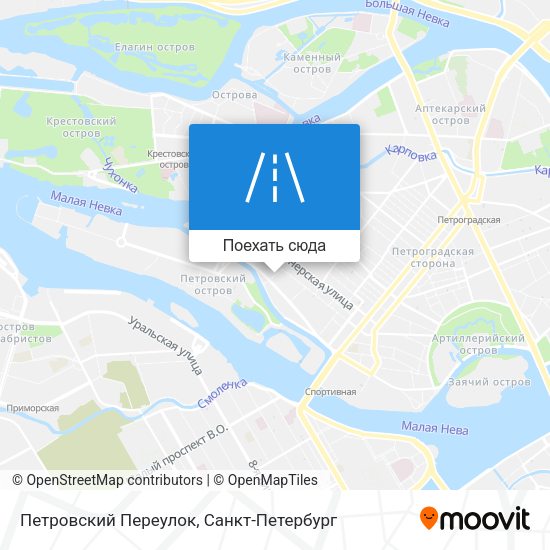 Карта Петровский Переулок