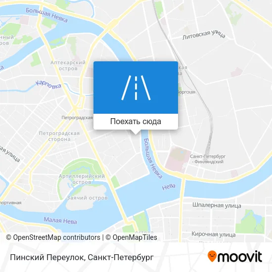 Карта Пинский Переулок
