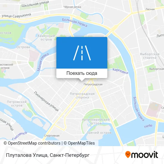 Карта Плуталова Улица