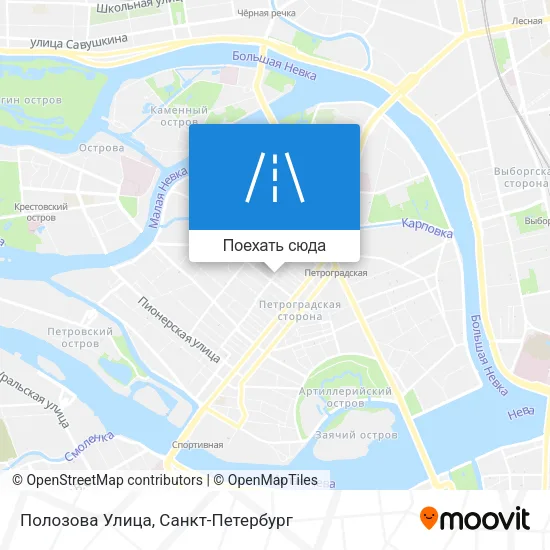 Карта Полозова Улица