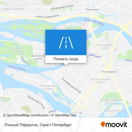 Карта Резной Переулок