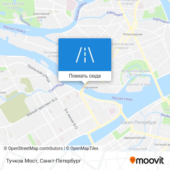 Карта Тучков Мост