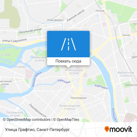 Карта Улица Графтио
