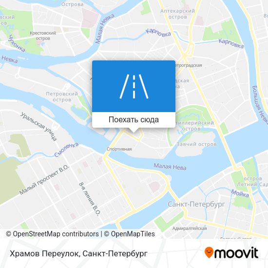 Карта Храмов Переулок
