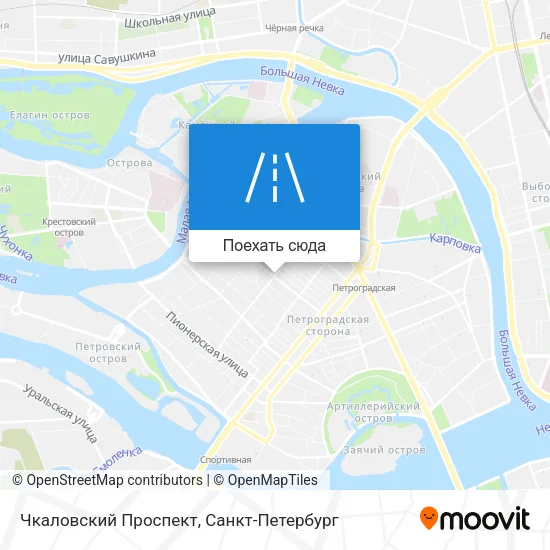 Карта Чкаловский Проспект