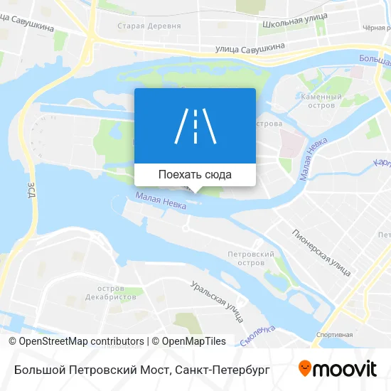 Карта Большой Петровский Мост