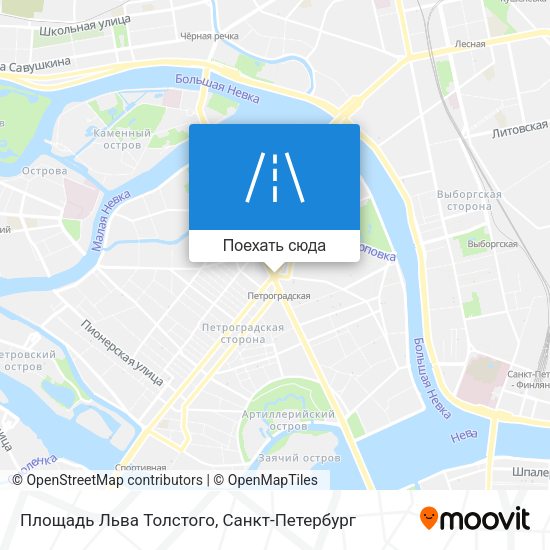 Карта Площадь Льва Толстого