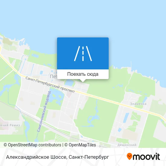 Карта Александрийское Шоссе