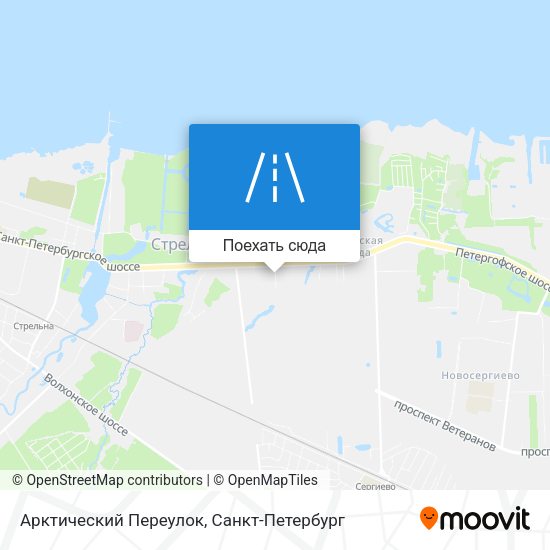 Карта Арктический Переулок
