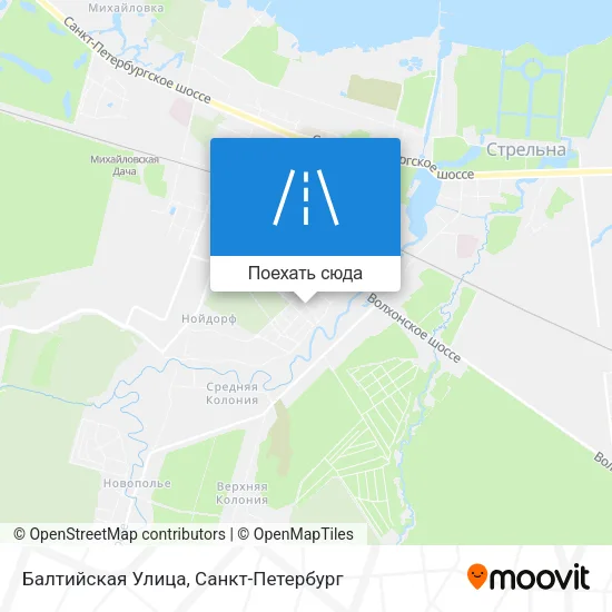 Карта Балтийская Улица