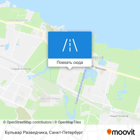 Карта Бульвар Разведчика