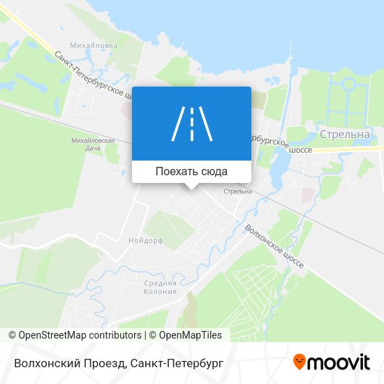 Карта Волхонский Проезд