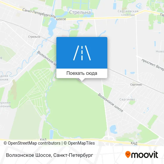 Карта Волхонское Шоссе