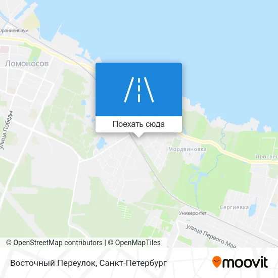 Карта Восточный Переулок