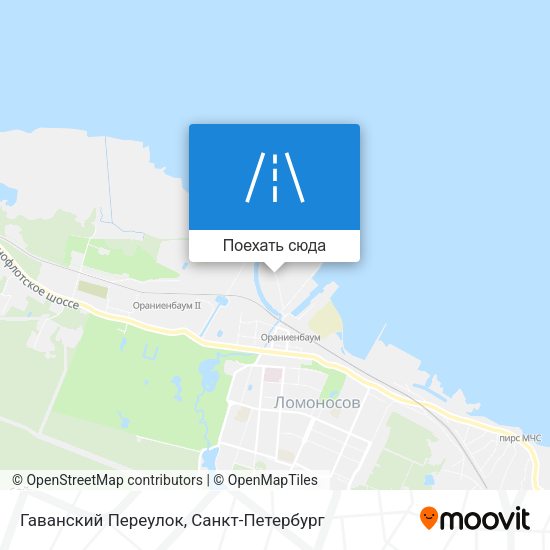 Карта Гаванский Переулок