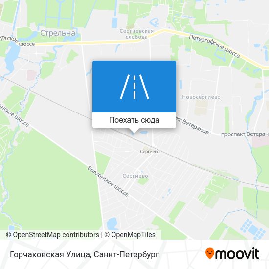 Карта Горчаковская Улица