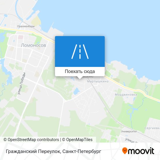Карта Гражданский Переулок