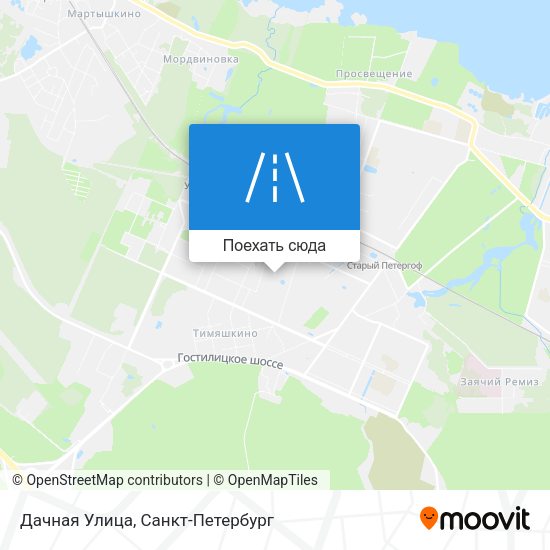 Карта Дачная Улица