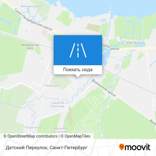 Карта Детский Переулок