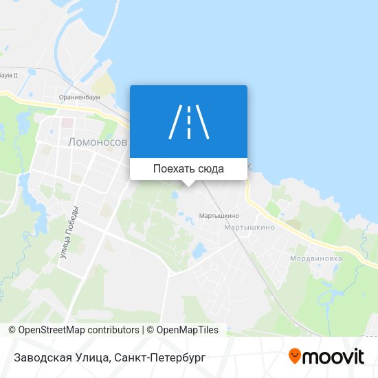 Карта Заводская Улица