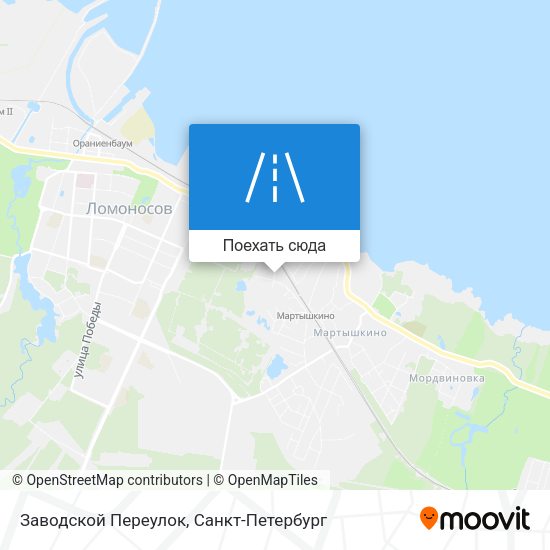 Карта Заводской Переулок