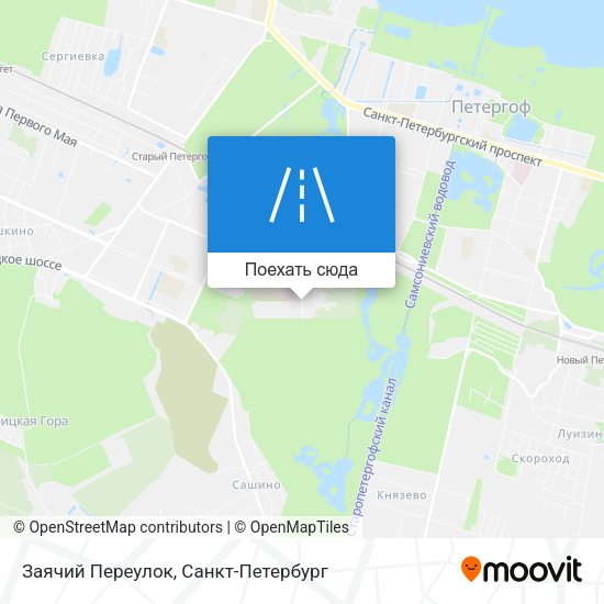 Карта Заячий Переулок