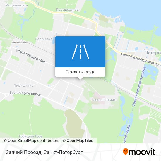 Карта Заячий Проезд