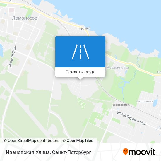Карта Ивановская Улица