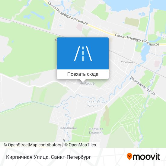 Карта Кирпичная Улица