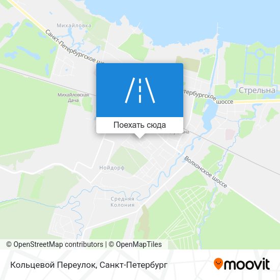Карта Кольцевой Переулок