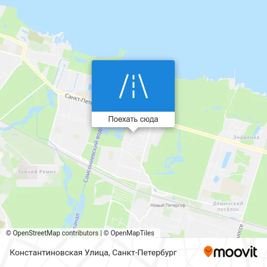 Карта Константиновская Улица