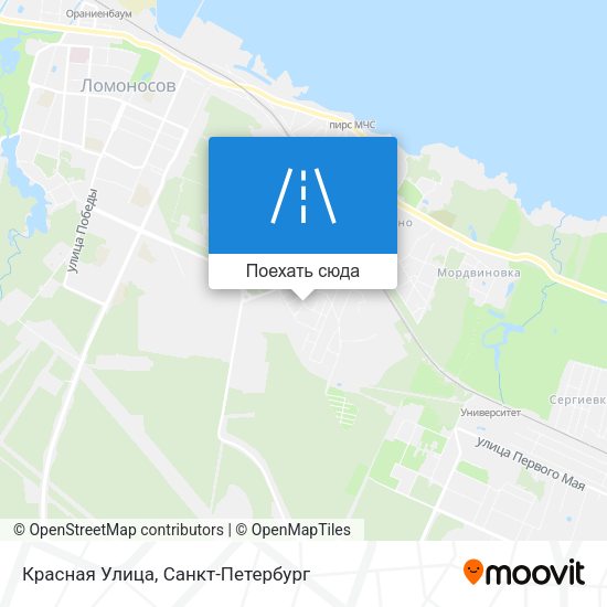 Карта Красная Улица