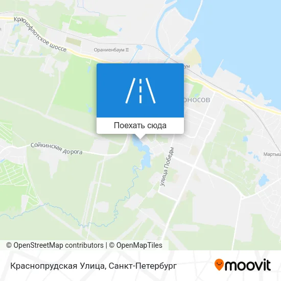 Карта Краснопрудская Улица