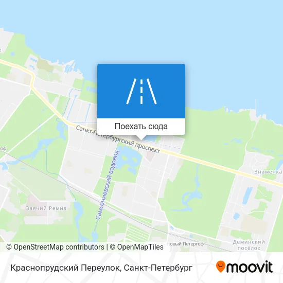 Карта Краснопрудский Переулок