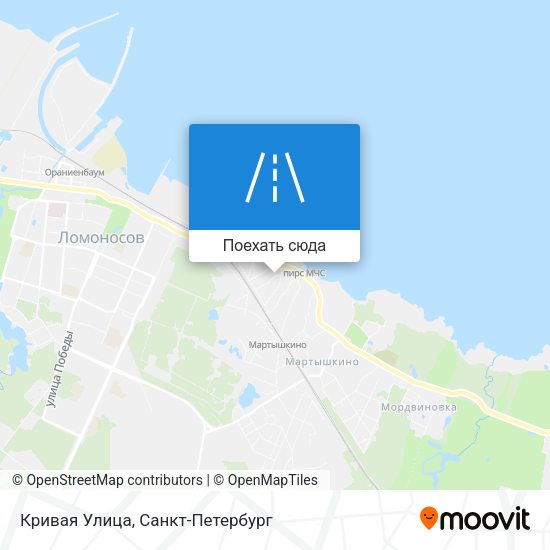 Карта Кривая Улица