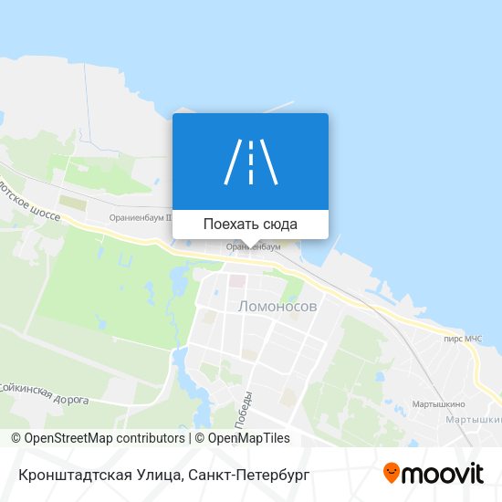 Карта Кронштадтская Улица