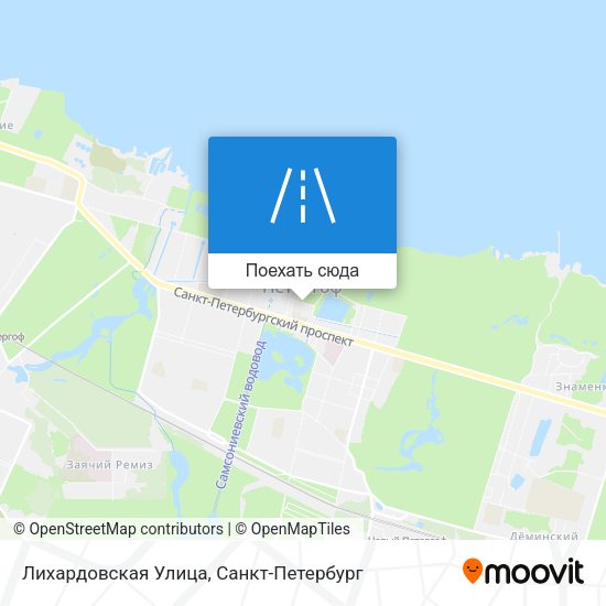 Карта Лихардовская Улица
