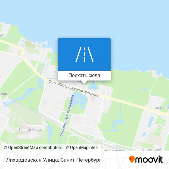 Карта Лихардовская Улица