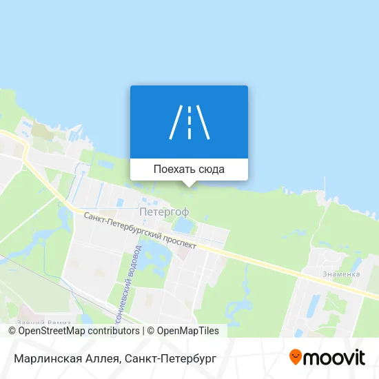 Карта Марлинская Аллея