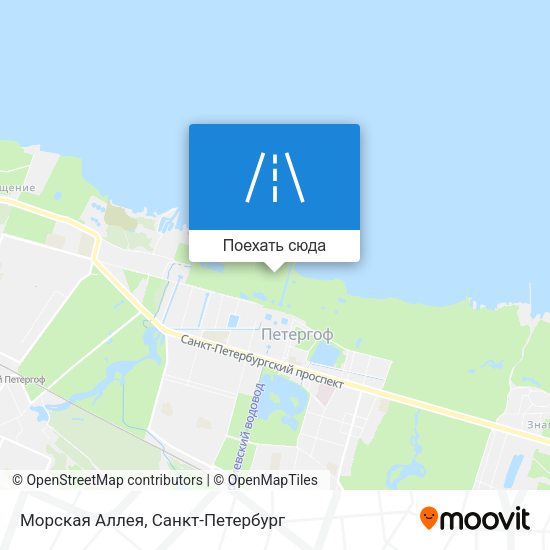 Карта Морская Аллея