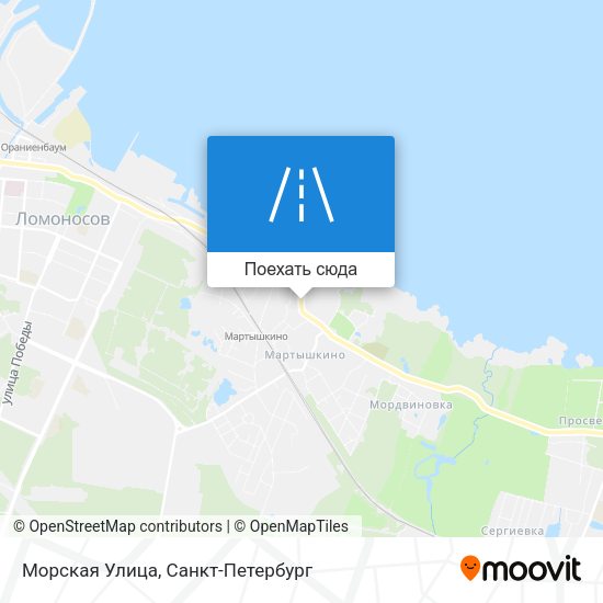 Карта Морская Улица