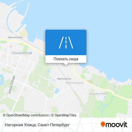 Карта Нагорная Улица
