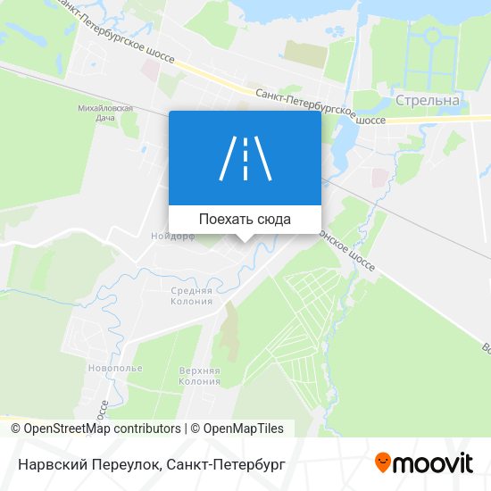 Карта Нарвский Переулок