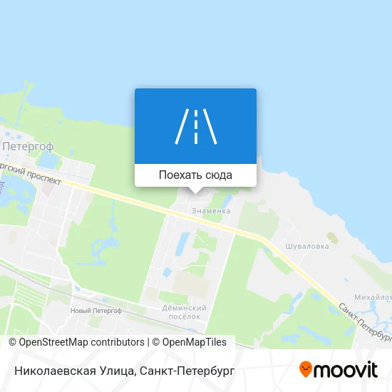 Карта Николаевская Улица
